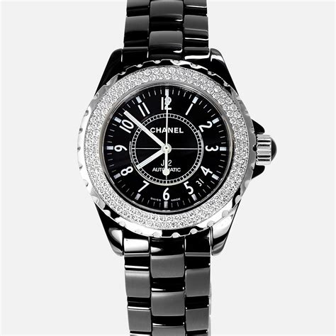 chanel j12 black diamond watch price|chanel j12 watch price.